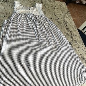 Black and white dress